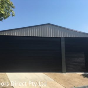Roller Doors in Night Sky Black