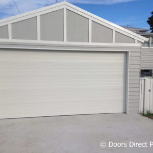 Tuscan Surfmist sectional door on carport