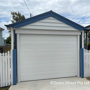 Carport Sectional Door - Tuscan Surfmist