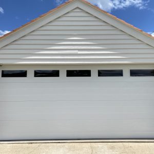 Tuscan lower panels Hampton top panel with clear windows