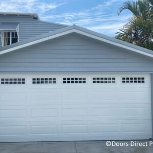 Hampton Sectional County Clear Windows Dover White Taper #1547