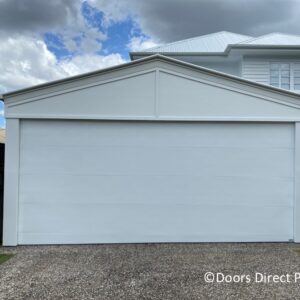 Sectional Door Madison Dover White Hinged Taper #10876