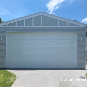 Sectional Door with Fixed Taper Tuscan Dover White #7271