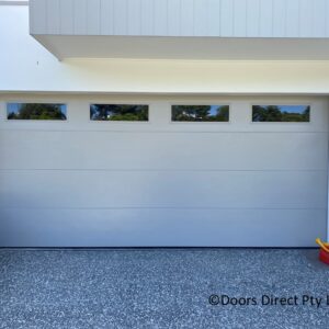 11750 Gliderol panel glide sectional madison dune traditional clear windows